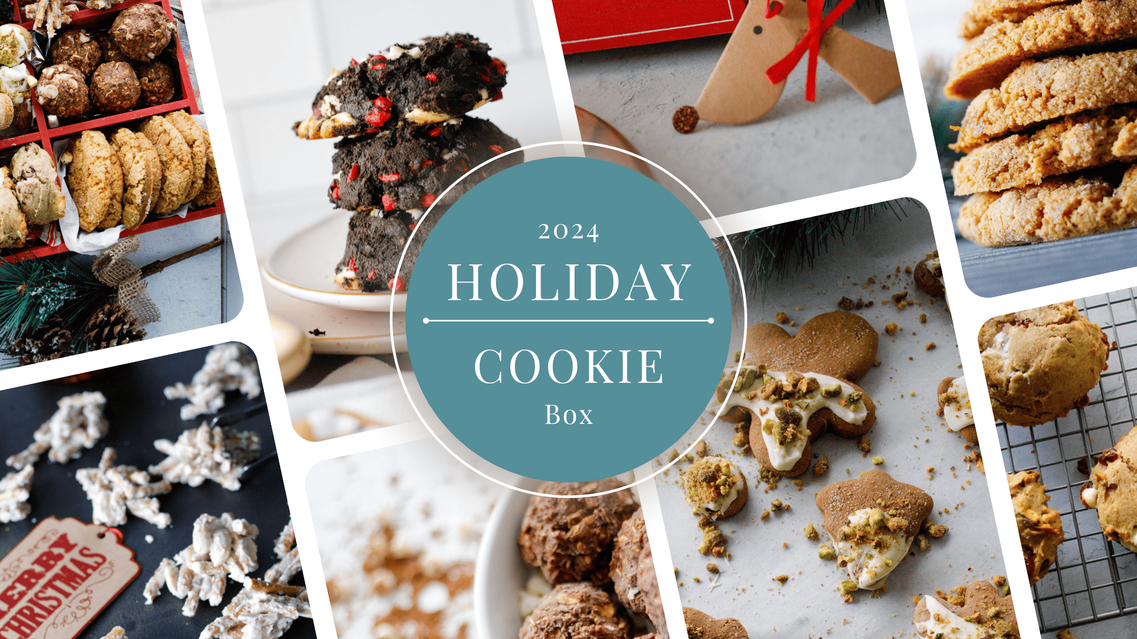 6 holiday cookies perfect for your cookie box, gifting and sharing!